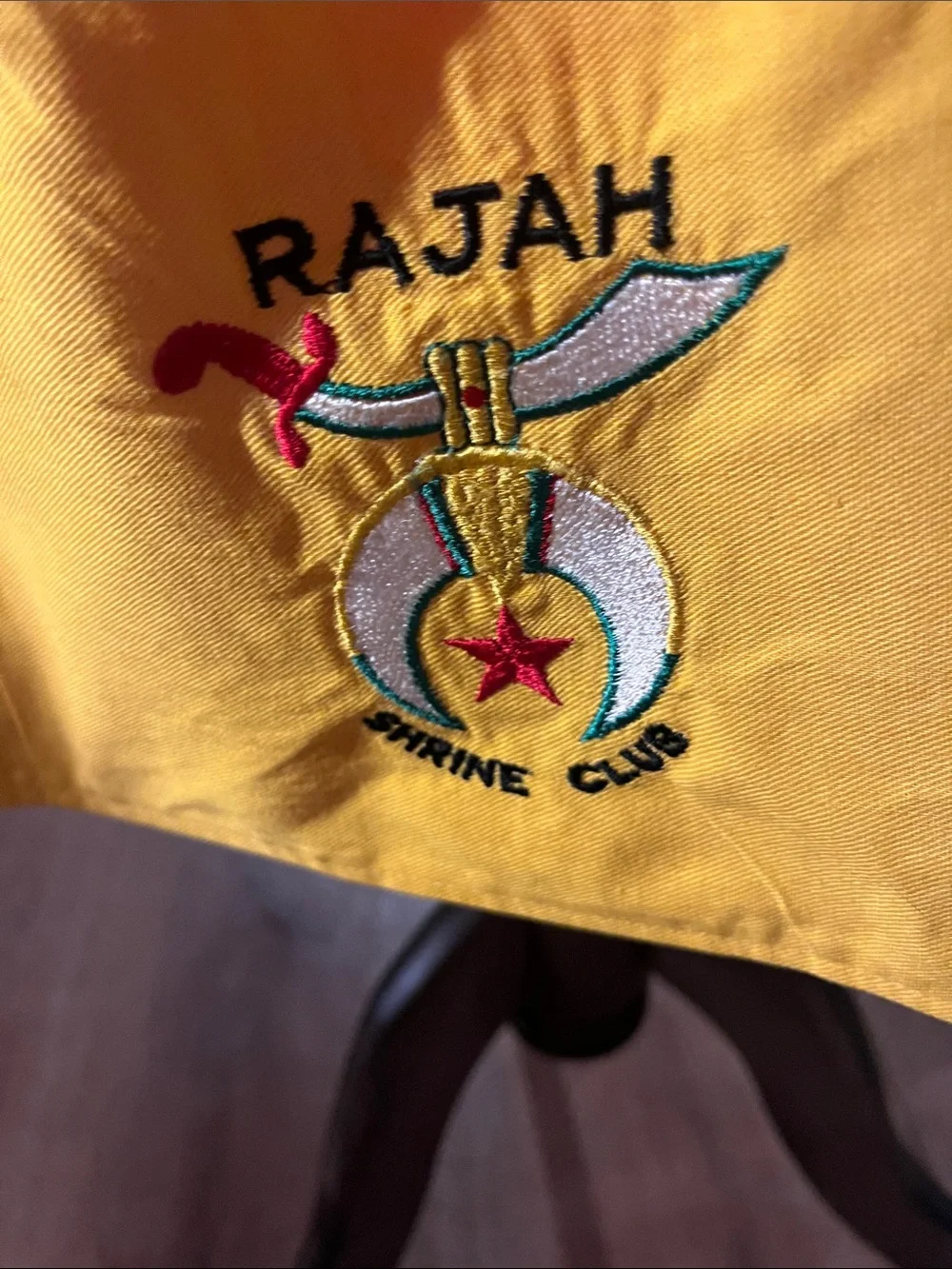 Vintage Rajah Temple Shrine Club apron deep pockets EUC Reading PA